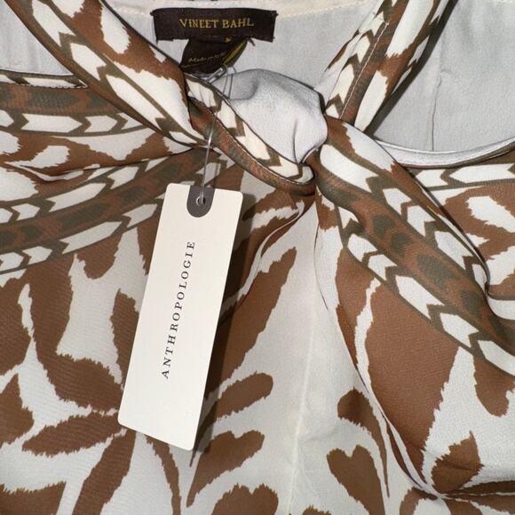 Anthropologie Vineet Bahl Printed Halter Keyhole  Maxi Dress Size XS BNWT - Picture 11 of 14